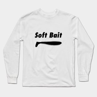 Soft Bait tacklebox design black Long Sleeve T-Shirt